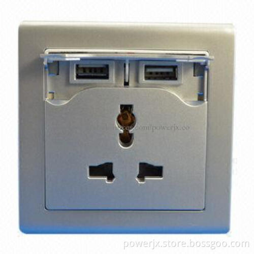 Universal electric socket/wall socket with national and international standard